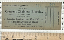 Antique 1907 crescent for sale  Millstone Township