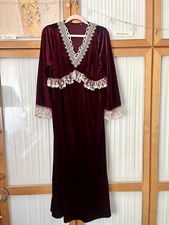 Samt nachtkleid negligee gebraucht kaufen  Münster