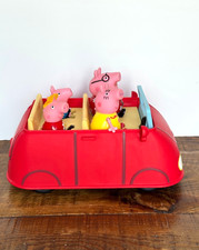 Usado, Carro familiar Peppa Pig riso/falar/música/sons e 4 bonecos testados comprar usado  Enviando para Brazil