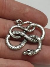 Pendentif serpent argent usato  Spedire a Italy