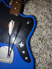 Guitarra Fender Jaguar Wireless Azul PS4 Rock Band 4 Harmonix PS5 TESTADA QUINZENAL comprar usado  Enviando para Brazil