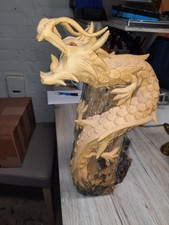 Drache holzstumpf 37cm gebraucht kaufen  Leverkusen
