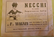 Pubblicità macchina cucire usato  Crescentino