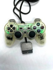 Oryginalny kontroler Pad PS2 SCPH-1200 Przezroczysty PRZETESTOWANY PAL I AUTENTYCZNY na sprzedaż  PL