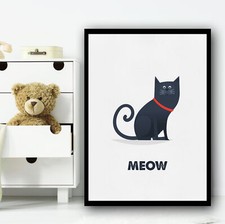 Cat cartoon simple for sale  UK