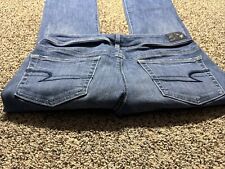 JEANS FEMININO AE AMERICAN EAGLE OUTFITTERS KICK BOOT SUPER STRETCH 10 SHORT comprar usado  Enviando para Brazil