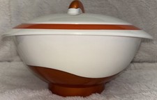 Usado, Tigela térmica vintage Tokyo Plast aço inoxidável interior com tampa laranja comprar usado  Enviando para Brazil