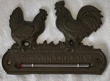 Thermomètre poule coq d'occasion  Merville