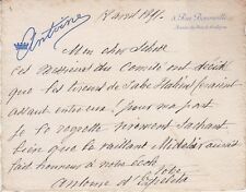 Lettres autographes baron d'occasion  Toulouse-