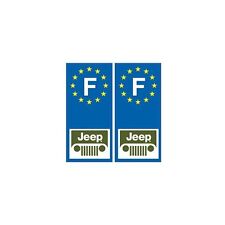Jeep voiture autocollant d'occasion  Billère