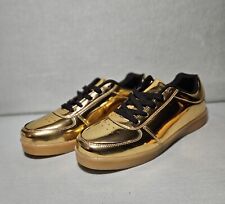 Usado, Sapatos Light Up Gold tamanho adulto 10 masculino unissex carregamento USB comprar usado  Enviando para Brazil