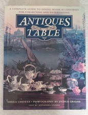 Antiques for the Table: Complete Guide to Dining Room Accessories Chefetz Signed comprar usado  Enviando para Brazil