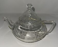Vintage clear etched for sale  Yankton