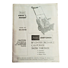 Sears craftsman snowthrower for sale  Cincinnati