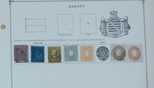 Db124 saxony stamps for sale  Crosby