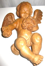 Holzfigur geschnitzt engel gebraucht kaufen  Ingolstadt