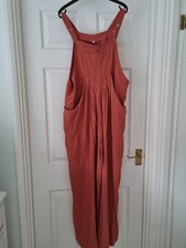 Ladies linen dungarees for sale  DEVIZES