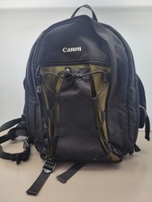 Mochila para câmera Cannon Deluxe 200EG preta e verde oliva, usado comprar usado  Enviando para Brazil
