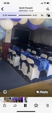 White wedding chair for sale  BRISTOL