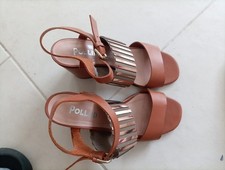 Pollini leder sandalen gebraucht kaufen  Nürnberg