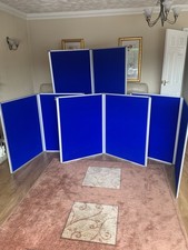 Folding display boards for sale  CHORLEY