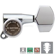 Usado, NOVO Gotoh SG381-01 MGT MAGNUM LOCKING TRAD Conjunto de Chaves Afinadoras 3x3 - CROMADO comprar usado  Enviando para Brazil