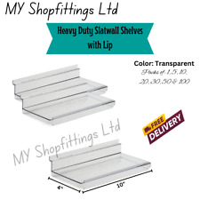 Clear acrylic slatwall for sale  ILFORD