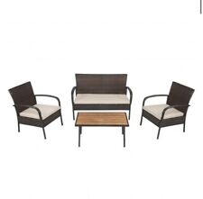 4pcs patio rattan for sale  WILMSLOW