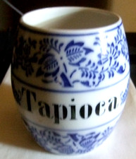 Blue onion canister for sale  Scarsdale