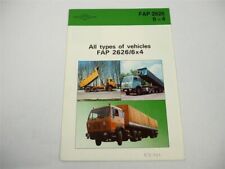 FAP Famos 2626 LKW Truck Tipper Prospekt Brochure 1987 Beograd Jugoslawien, usado comprar usado FAP Famos 2626 LKW Truck Tipper Prospekt Brochure 1987 Beograd Jugoslawien, usado comprar usado  Enviando para Brazil