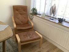 Ikea poang brown for sale  SANDBACH