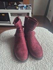 Stiefeletten bordeaux gr gebraucht kaufen  Hamburg