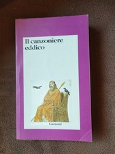 Canzoniere eddico garzanti usato  Venezia