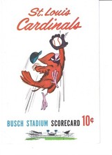 Aug 1962 scorecard for sale  Van Buren