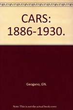 Cars 1886 1930. for sale  UK
