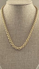 Usado, Colar de corrente de prata italiana Vermeil novo com etiquetas - 17,3 g (B776) comprar usado  Enviando para Brazil
