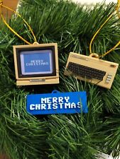 Commodore chrismas decorations usato  Italia