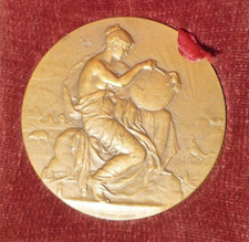 Médaille ancienne géographie d'occasion  Éguilles