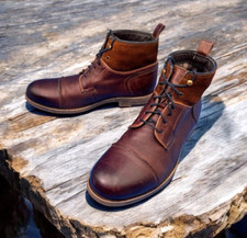 Bata leather boots d'occasion  Expédié en Belgium