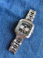 Relógio masculino Dolce & Gabbana aço metal cromado robusto relógio D&G Time anos 2000 Y2K comprar usado  Enviando para Brazil