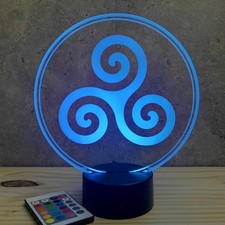 Lampe illusion triskèle d'occasion  France