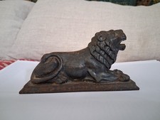 Sculpture fonte lion d'occasion  France