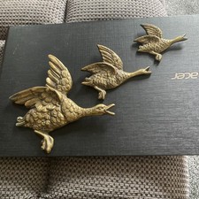 Brass geese ducks for sale  LEICESTER