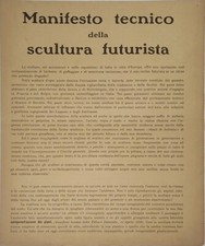 Manifesto tecnico della usato  Genova