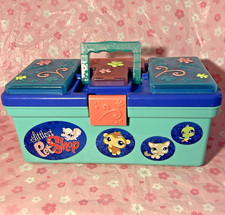Littlest Pet Shop Tackle Box LPS com alça de trava e tampas 2007 autêntico vintage comprar usado  Enviando para Brazil