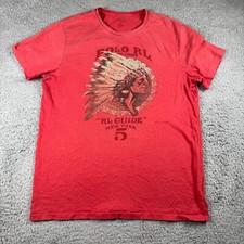 Camiseta polo vintage Ralph Lauren cabeça de índio asteca Nova York 5 tamanho grande anos 90 comprar usado  Enviando para Brazil