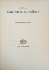 Breton andré manifesti usato  Italia