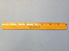 Usado, Régua de madeira Eagle Pencil Co New York EUA 8" comprar usado  Enviando para Brazil
