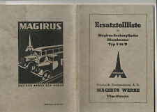 Ersatzteilliste magirus sechsz gebraucht kaufen  Döbeln