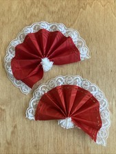 Handmade red fan for sale  Dwight